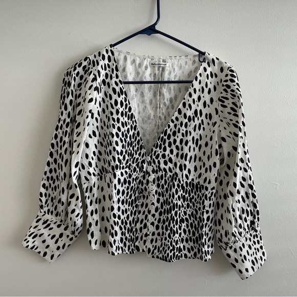 Reformation Tops - Reformation dalmation print corset Finnegan top size 6